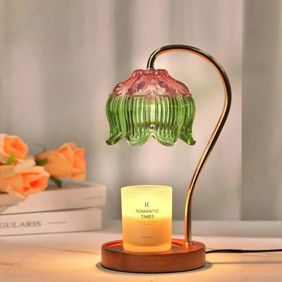 Petal Shaped Candle Warmer, Minimalist Modern Candle Lamp - OpalDwell