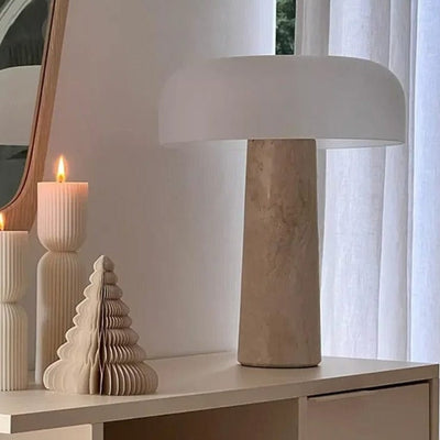 Avela Marble Stone Lamp | OpalDwell - OpalDwell