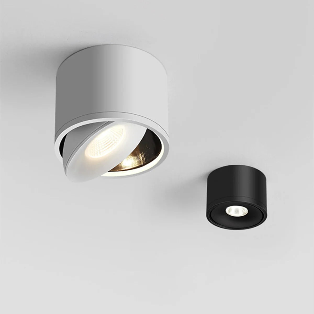 Rotating LED Spotlight With Adjustable Ceiling Downlight Aluminum Design OpalDwell