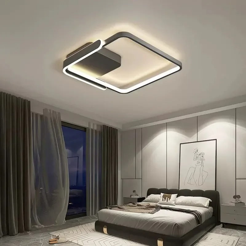 LumaNova Modern LED Ceiling Light With Dimmable Glow - OpalDwell