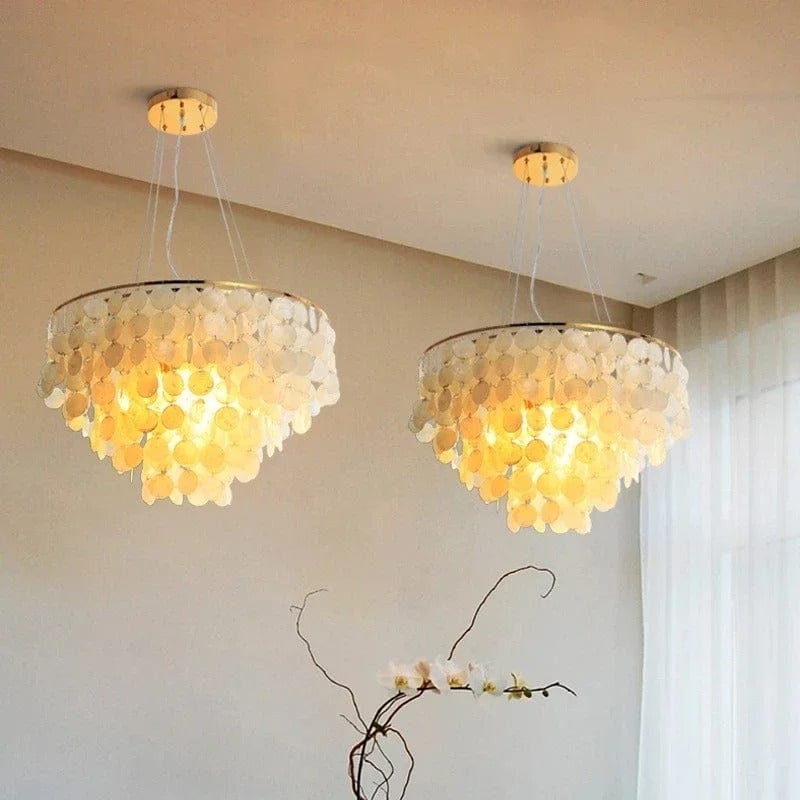 Lunara | Shell Chandelier | OpalDwell - OpalDwell