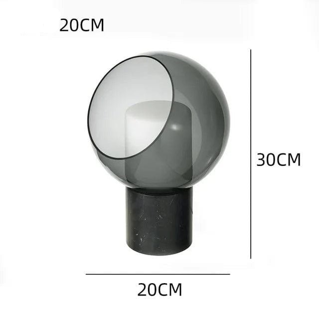 Glass Dome Lamp | OpalDwell - OpalDwell