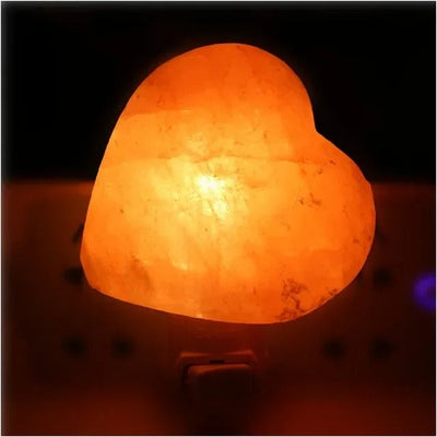 LumaHaven Himalayan Salt Lamp with Negative Ions and Crystal Glow for Bedroom - OpalDwell