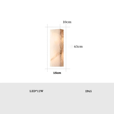 Marble Outdoor Sconce | OpalDwell - OpalDwell