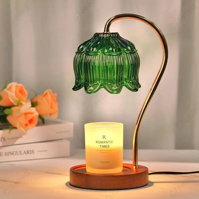 Petal Shaped Candle Warmer, Minimalist Modern Candle Lamp - OpalDwell