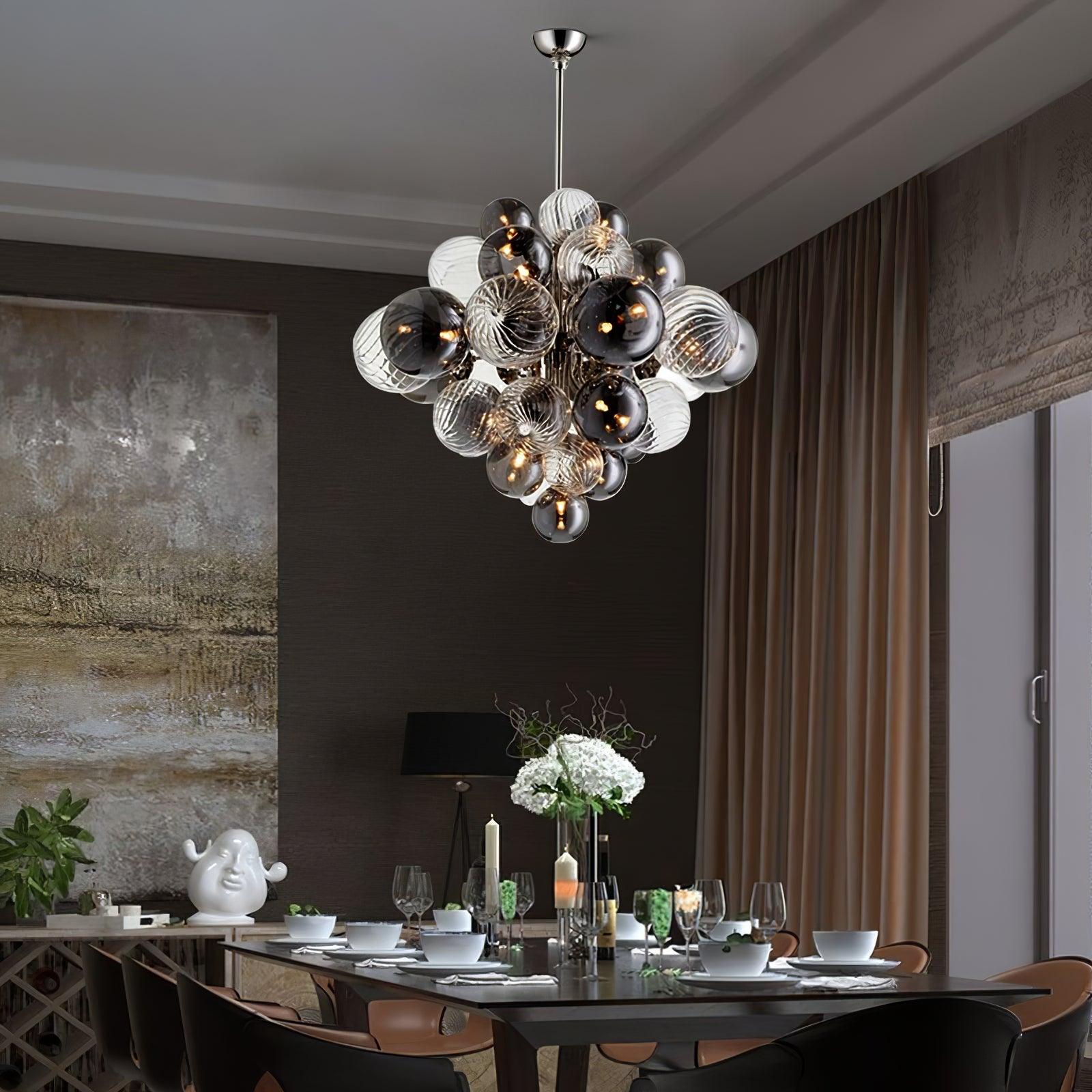 Aurelian Arc Chandelier Sleek Metal Frame for Modern Glow - OpalDwell