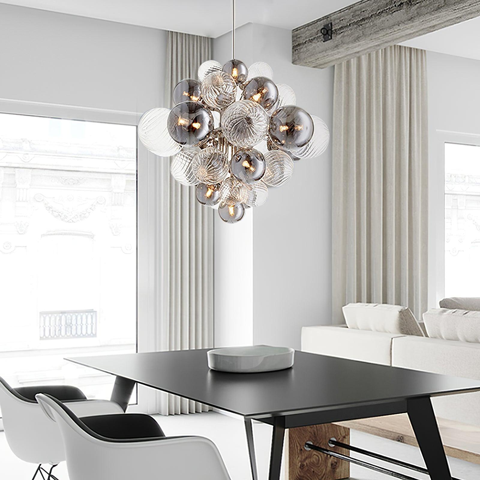 Aurelian Arc Chandelier Sleek Metal Frame for Modern Glow - OpalDwell