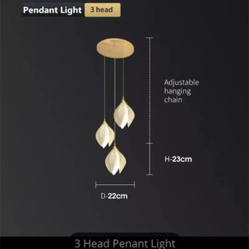 NovaFlora Ceramic Floral Chandelier For Modern Homes - OpalDwell