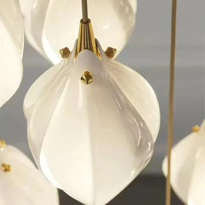 NovaFlora Ceramic Floral Chandelier For Modern Homes - OpalDwell