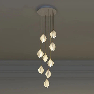 NovaFlora Ceramic Floral Chandelier For Modern Homes - OpalDwell