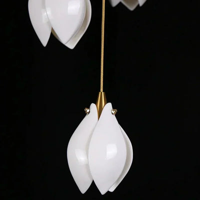 NovaFlora Ceramic Floral Chandelier For Modern Homes - OpalDwell