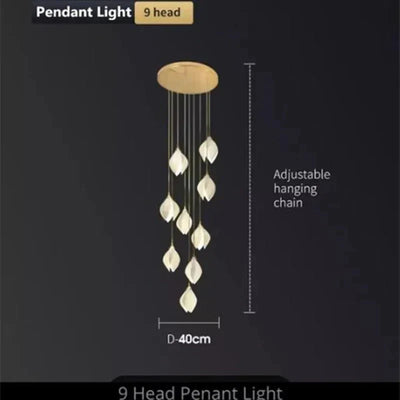 NovaFlora Ceramic Floral Chandelier For Modern Homes - OpalDwell