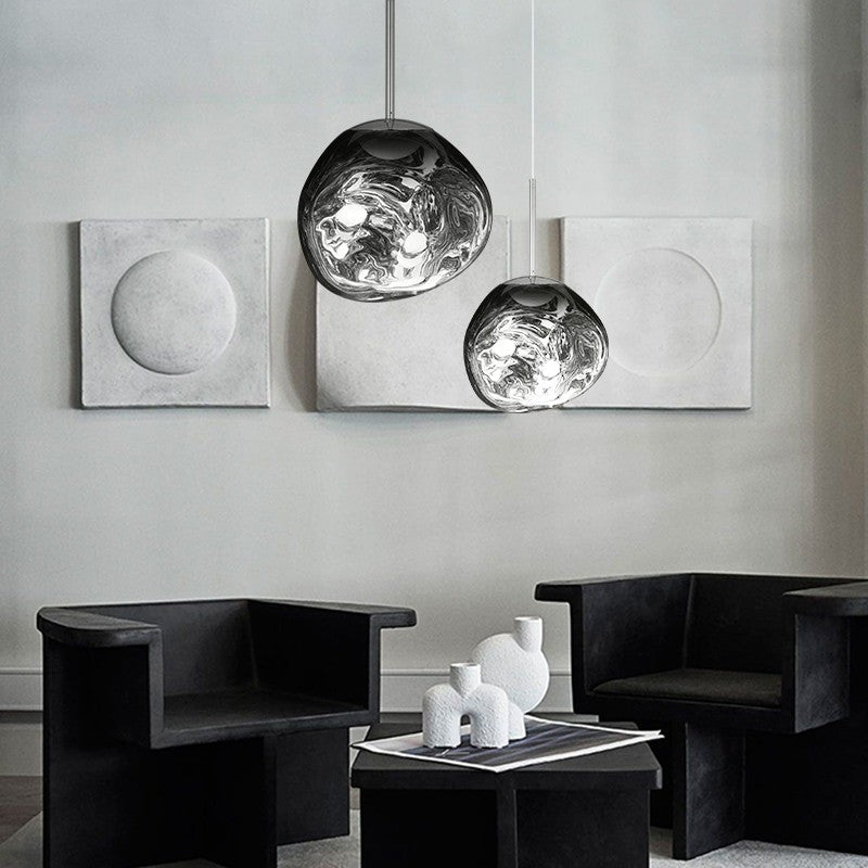 Liora Glass Pendant Light for Kitchen Island and Dining Room Warm Glow - OpalDwell
