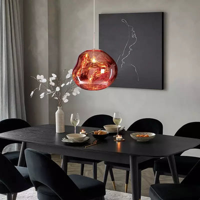 Liora Glass Pendant Light for Kitchen Island and Dining Room Warm Glow - OpalDwell