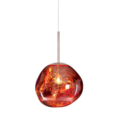 Liora Glass Pendant Light for Kitchen Island and Dining Room Warm Glow - OpalDwell