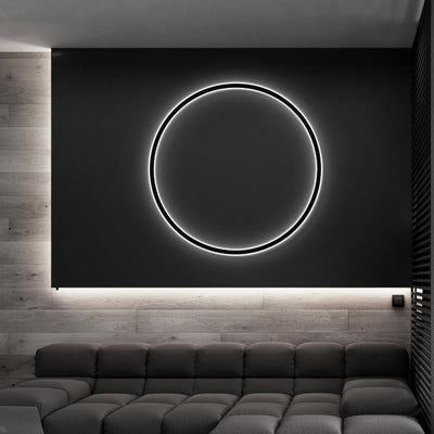 LumaNova Round Wall Light for Modern Minimalist Interiors OpalDwell