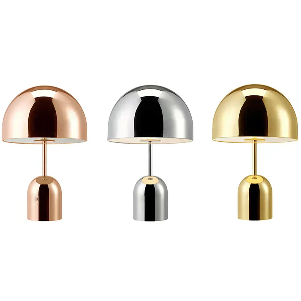 Luminra Copper Dimmable Table Lamp for Living Rooms and Offices - OpalDwell