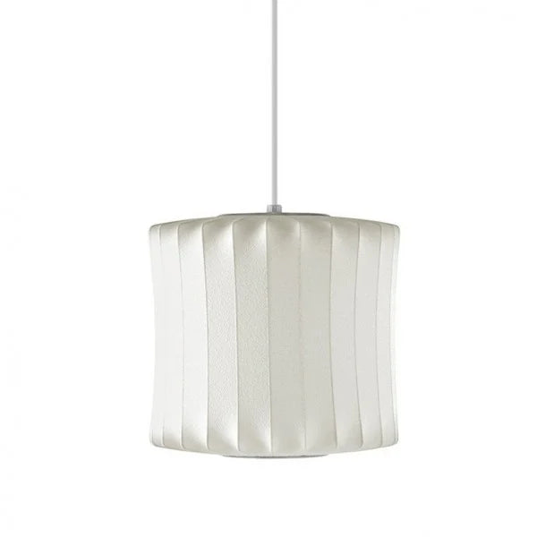 NovaBulle Bubble Lamp | Modern Silk and Steel Pendant Light - OpalDwell