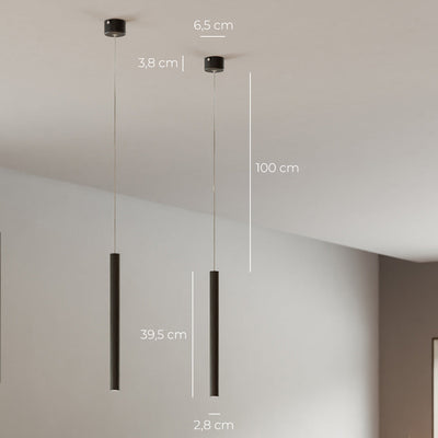 AeroLume Minimalist Pendant Light with LED Performance OpalDwell