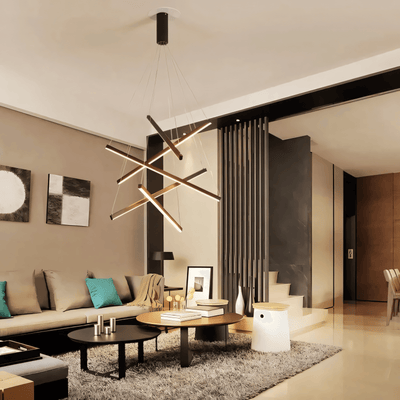 Vespera | Nested Bar Chandelier OpalDwell