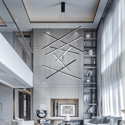 Vespera | Nested Bar Chandelier OpalDwell