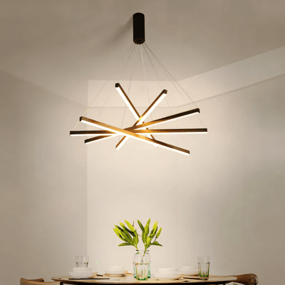 Vespera | Nested Bar Chandelier OpalDwell