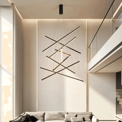 Vespera | Nested Bar Chandelier OpalDwell