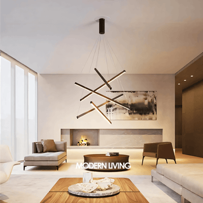 Vespera | Nested Bar Chandelier OpalDwell
