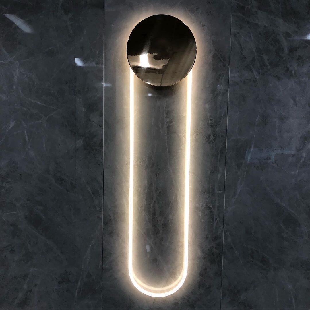 AeroLine Slim Cylindrical Wall Light Modern Sconce - OpalDwell