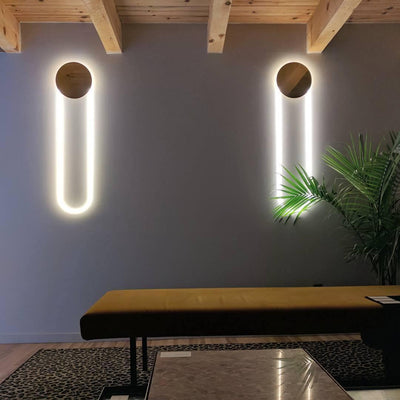 AeroLine Slim Cylindrical Wall Light Modern Sconce - OpalDwell