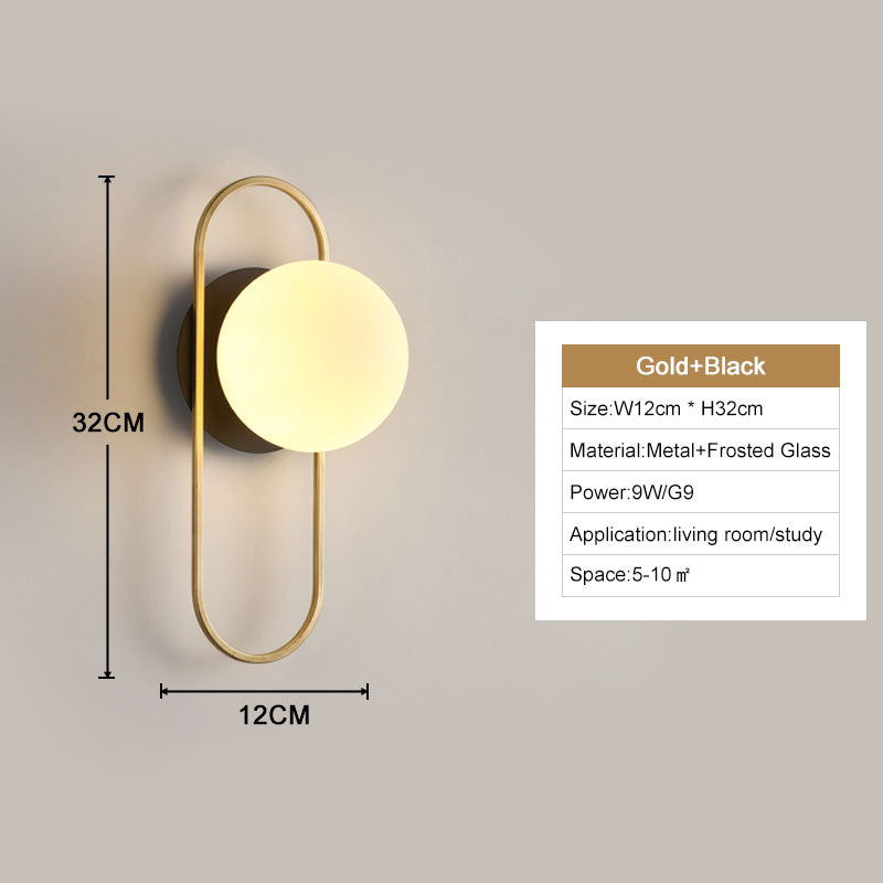 LumaNova Modern LED Wall Lights for Home Decor and Ambience OpalDwell