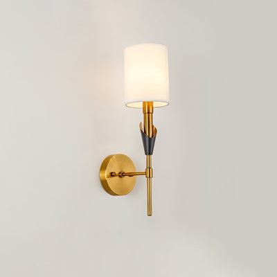 NovaCrest Brushed Nickel Curved Wall Lamp Modern Glow - OpalDwell
