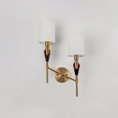 NovaCrest Brushed Nickel Curved Wall Lamp Modern Glow - OpalDwell