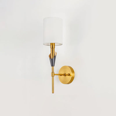 NovaCrest Brushed Nickel Curved Wall Lamp Modern Glow - OpalDwell