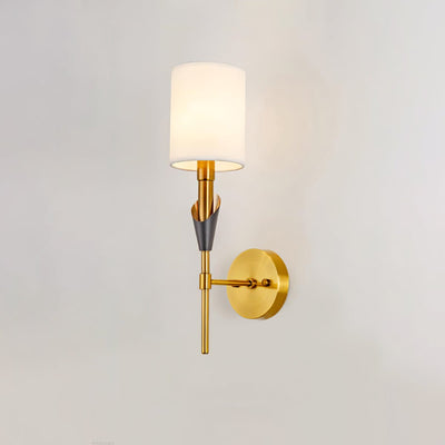 NovaCrest Brushed Nickel Curved Wall Lamp Modern Glow - OpalDwell