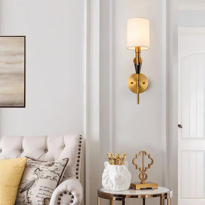 NovaCrest Brushed Nickel Curved Wall Lamp Modern Glow - OpalDwell