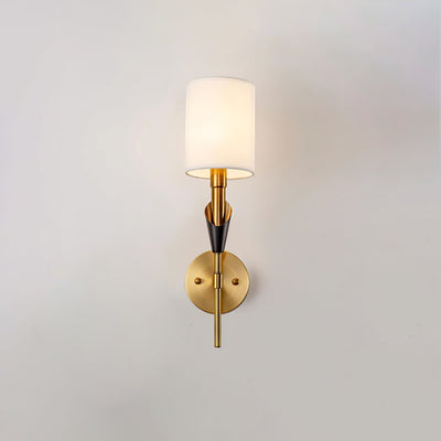 NovaCrest Brushed Nickel Curved Wall Lamp Modern Glow - OpalDwell