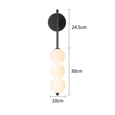 Lyra Orb Wall Sconce LED Ambient Lighting For Hallways - OpalDwell