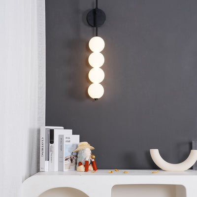 Lyra Orb Wall Sconce LED Ambient Lighting For Hallways - OpalDwell