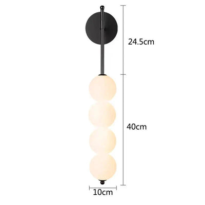 Lyra Orb Wall Sconce LED Ambient Lighting For Hallways - OpalDwell