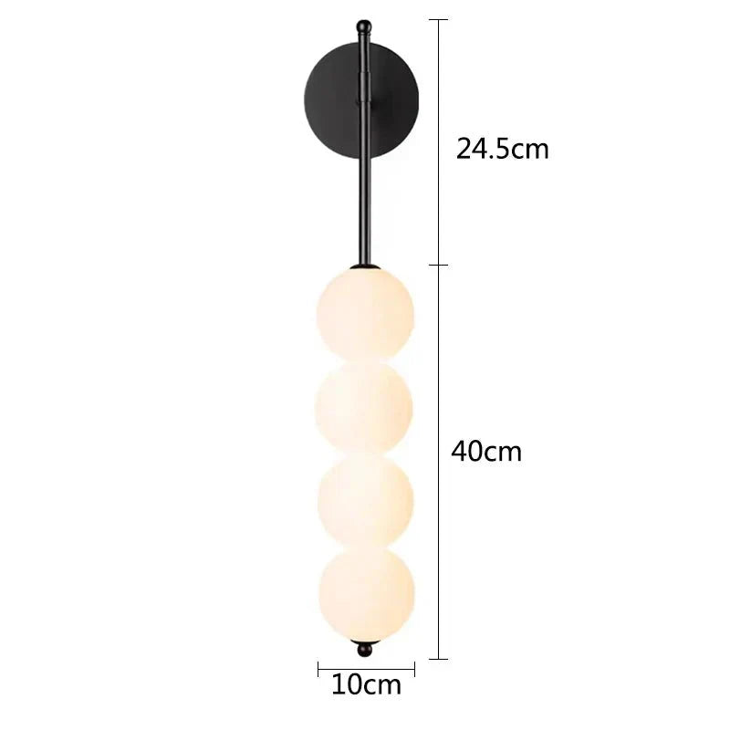 Lyra Orb Wall Sconce LED Ambient Lighting For Hallways - OpalDwell