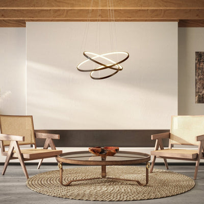 NovaHalo LED Pendant Light With Remote Control Dimmer - OpalDwell