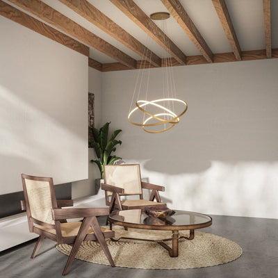 NovaHalo LED Pendant Light With Remote Control Dimmer - OpalDwell