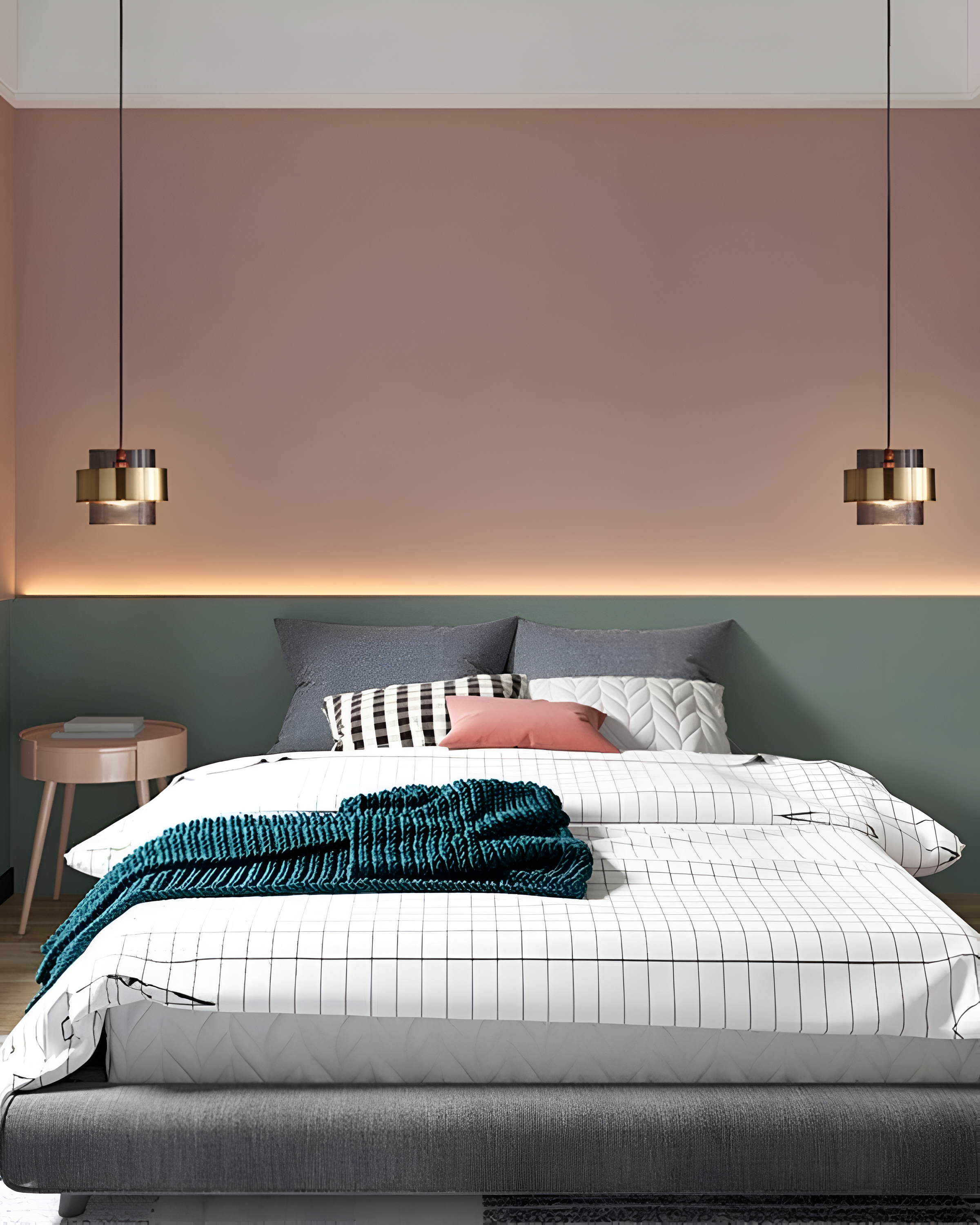Solara Gold Glass Pendant Light with Industrial Edge - OpalDwell