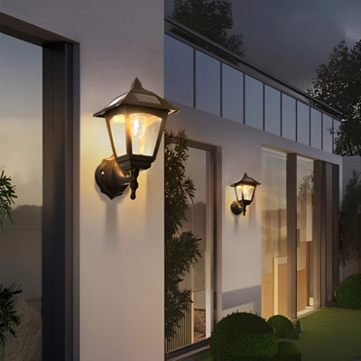 Lunara Outdoor Solar Wall Sconce | OpalDwell - OpalDwell