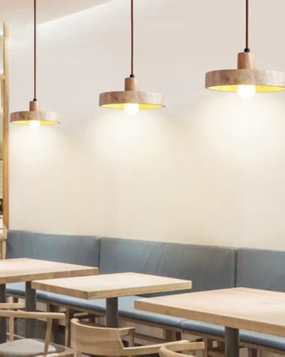 Nolare | Travertine Pendant Light for Kitchen Ceiling - OpalDwell