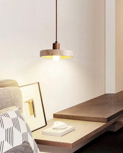 Nolare | Travertine Pendant Light for Kitchen Ceiling - OpalDwell