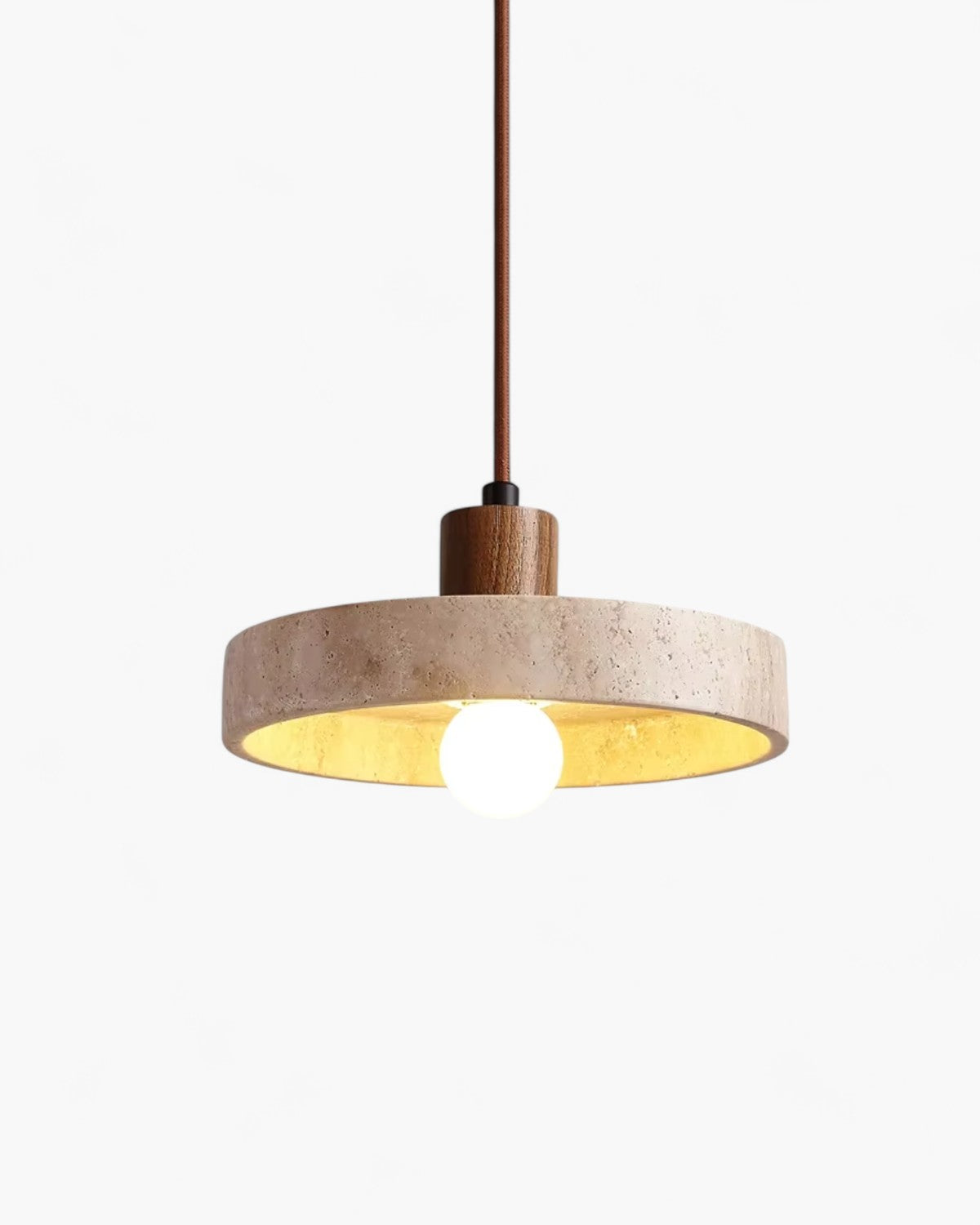 Nolare | Travertine Pendant Light for Kitchen Ceiling - OpalDwell