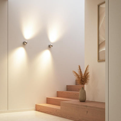 LumaArc Rotating LED Wall Lamp With Remote Control - OpalDwell