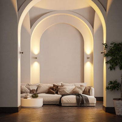 LumaArc Rotating LED Wall Lamp With Remote Control - OpalDwell